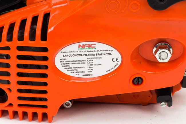 NAC PIŁA ŁAŃCUCHOWA BENZYNOWA 1,2KM 25cm CST25-25AC