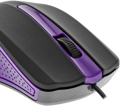 YMS 1015PE Suva Mysz USB Fioletowa YENKE