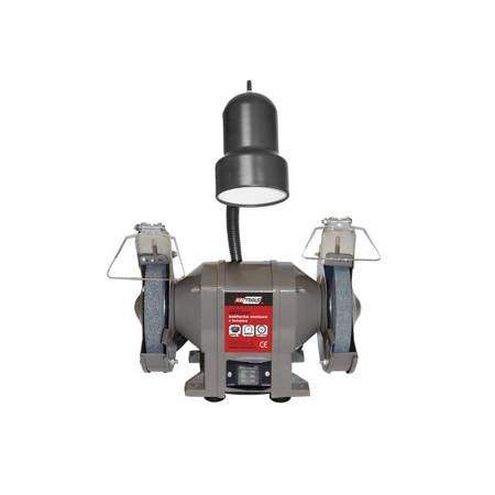 AWTOOLS SZLIFIERKA STOŁOWA 150mm / 300W  Z LAMPKĄ