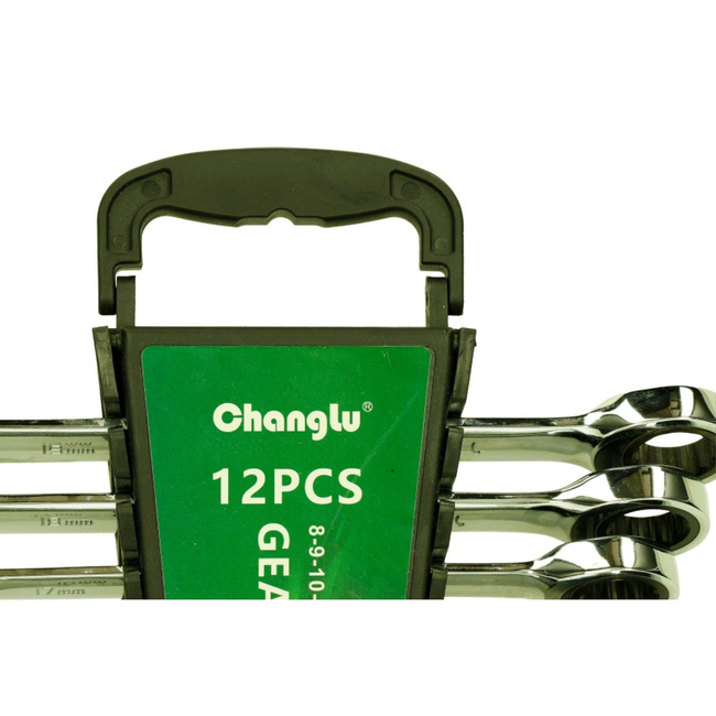 Zestaw kluczy nasadowych kombinowanych 12 szt. (8-19) CL403912 - CHANGLU TOOLS