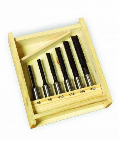 ZESTAW WIERTEŁ DO DŁUTOWANIA (LEWE, 6 SZT.) Proma