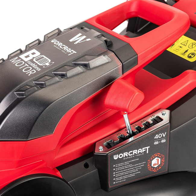 Akumulatorowa kosiarka do trawy bezszczotkowa Li-ion 40V (20V + 20V) CLMS40LiBH - WORCRAFT