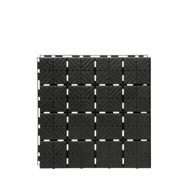 PP.KRATKA CHODNIKOWA EASY SQUARE - CZARNE 9 szt. 1,5m2