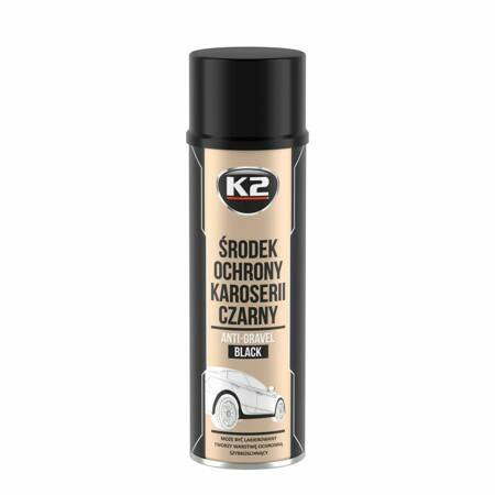 K2 CZARNY BARANEK SZYBKOSCHNĄCY ŚRODEK OCHRONY KAROSERII - CZARNY 500ML