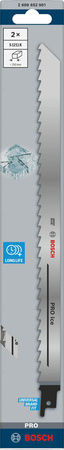 BOSCH BRZESZCZOT DO PIŁY SZABLASTEJ PRO ICE S1211K 1,25 x 19 x 300mm /2szt. 300mm