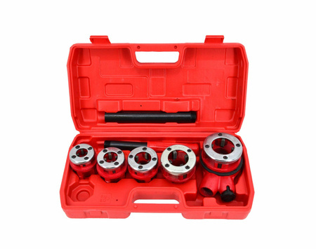 AWTOOLS GWINTOWNICA DO RUR 5szt. 3/8", 1/2", 3/4", 1", 1-1/4"  ZESTAW WALIZKA