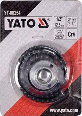 YATO KLUCZ ŁAŃCUCHOWY DO FILTRÓW OLEJU 1/2"