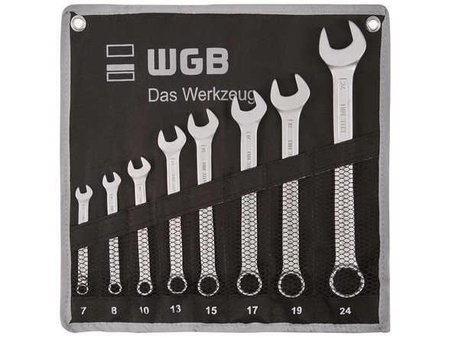 ZESTAW KLUCZY PŁASKO-OCZKOWYCH 6-22 (12) W ETUI