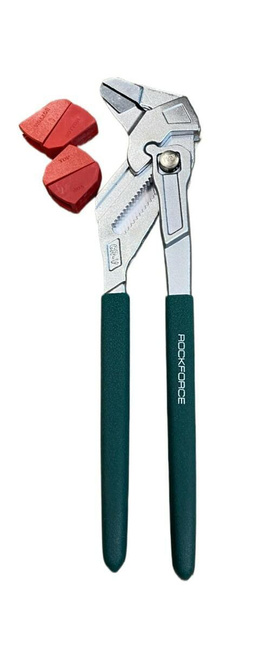 ROCKFORCE SZCZYPCE NASTAWNE 250mm  Z OCHRANIACZAMI NA SZCZĘKI