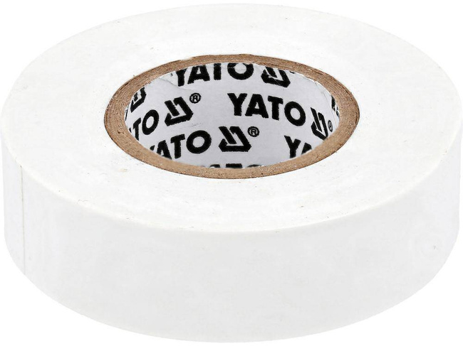 YATO TAŚMA ELEKTOIZOLACYJNA 19mm x 20m BIAŁA