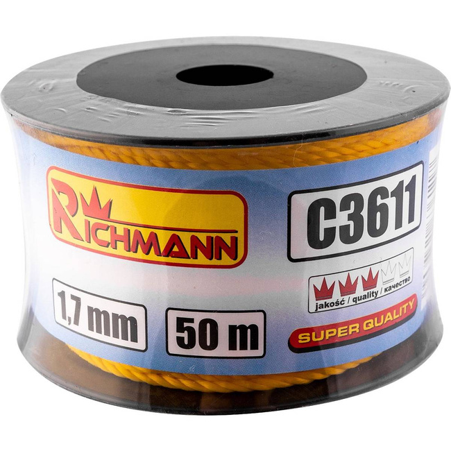 SZNUREK MURARSKI SZPULKA  50M x 1,7 MM Richmann C3611