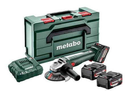 METABO.SZLIFIERKA KĄT.W 18 L 9-125 QUICK 3x4,0Ah