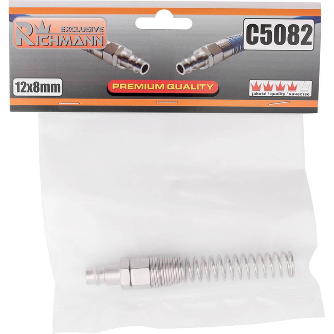 KOŃCÓWKA DO PRZEWODU POLIURET. 12x8 MM "MĘSKA" Richmann Exclusive C5082