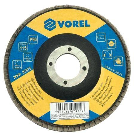 VOREL ŚCIERNICA LISTKOWA 125mm P120