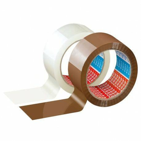 Taśma pakowa SOLVENT 66m:48mm, brązowa