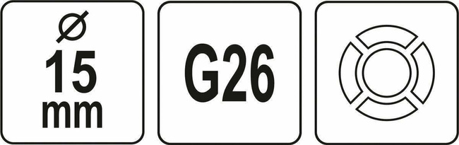 YATO GŁOWICA CZTEROSZCZĘKOWA DO SMAROWNICY