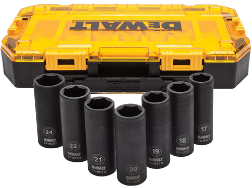 DEWALT NASADKA 1/2" UDAROWA KPL.  7el.
