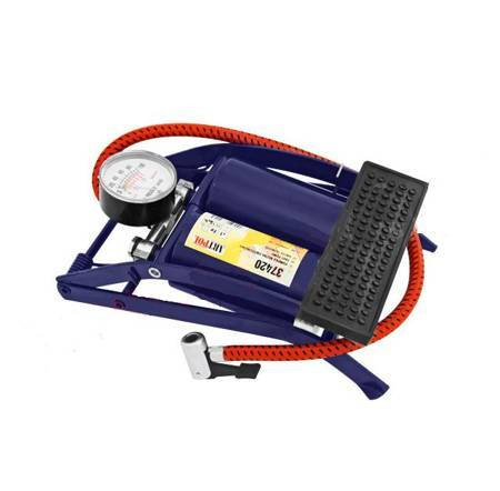 POMPKA NOŻNA DWUTŁOKOWA Z MANOMETREM 37420