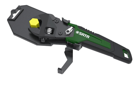 Klucz nastawny 8" z grzechotką SATA 47403