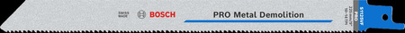BOSCH BRZESZCZOT DO PIŁY SZABLASTEJ PRO METAL DEMOLITION S1225VF 1,25 x 19 x 300mm /25szt.