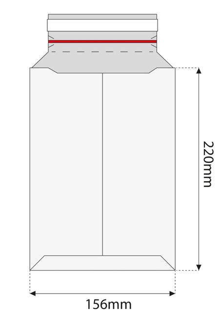 PAKIET KOPERTA KARTONOWA WYSYŁKOWA (ZESTAW 30 SZTUK) 220 x 156 x 70 mm