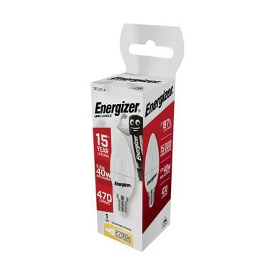 ENERGIZER ŻARÓWKA CANDLE 4,2W / 40W E14 470LM BARWA CIEPŁA