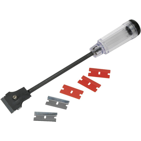 Przedłużony skrobak do żylet z wymiennymi ostrzami AT5205 - ELLIENT TOOLS