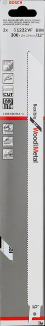 BOSCH BRZESZCZOT DO PIŁY SZABLASTEJ S1222VF /2szt. 300mm