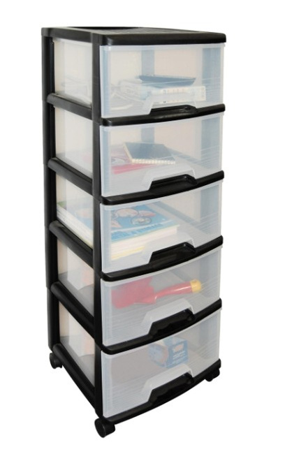 REGAŁ NA KÓŁKACH 5x20L CURVER