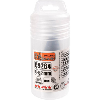 WIERTŁO STOPNIOWE DO METALU 4-52 MM Richmann Exclusive C9264