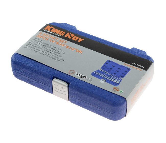 Zestaw nasadek E-TORX E4-E24 1/4