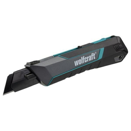 WOLFCRAFT NÓŻ Z ODŁAMYWANYM OSTRZEM 25mm "PRO SAFETY"