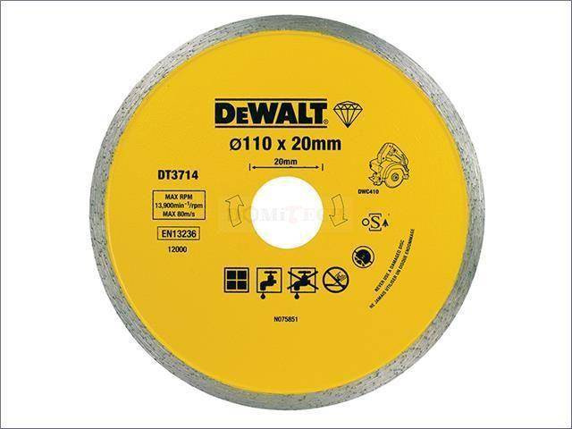 DEWALT TARCZA DIAM.110mmx20mm DT3714