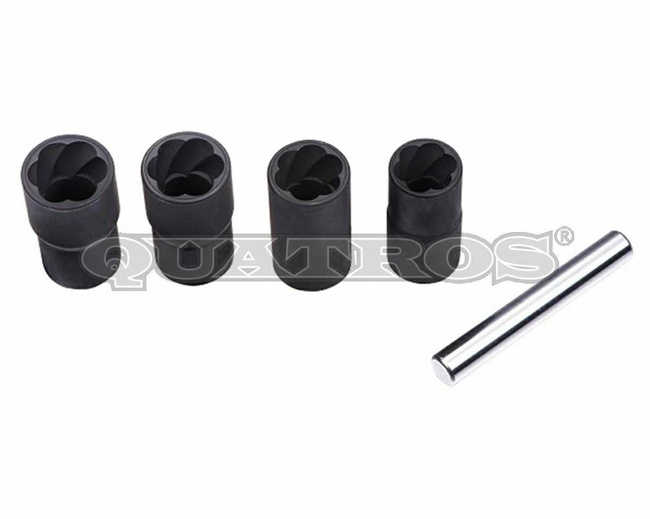 Komplet nasadek specjalistycznych do obrobionych śrub QUATROS QS50927