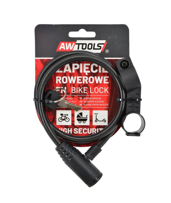 AWTOOLS ZAPIĘCIE ROWEROWE fi 8 x 65cm