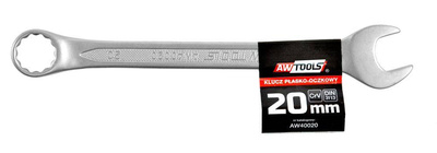 AWTOOLS KLUCZ PŁASKO-OCZKOWY CrV DIN3113 ROZMIAR: 20 (MM)
