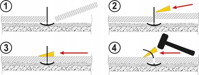 VOREL KLIPSY DO POZIOMOWANIA PŁYTEK 100szt. 04690