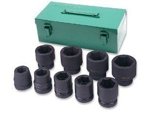 Komplet 9 sztuk nasadek udarowych 1" Jonnesway S03A8309S