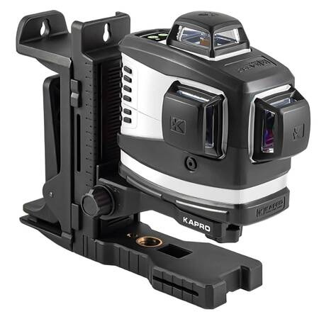 KAPRO NIWELATOR LASEROWY ZIELONY 3D AKU, NOWY MODEL,UCHWYT KAPRO KA883GN