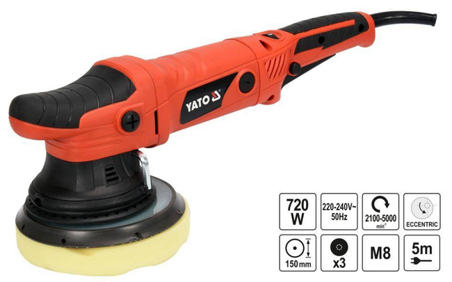 YATO POLERKA MIMOŚRODOWA 750W 150mm