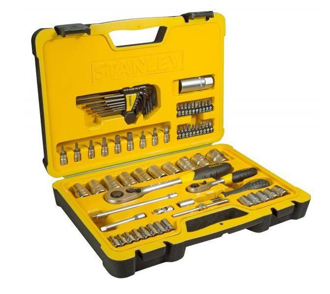 Stanley Zestaw kluczy nasadowych 1/4" 1/2" 75 szt. STHT0-73927