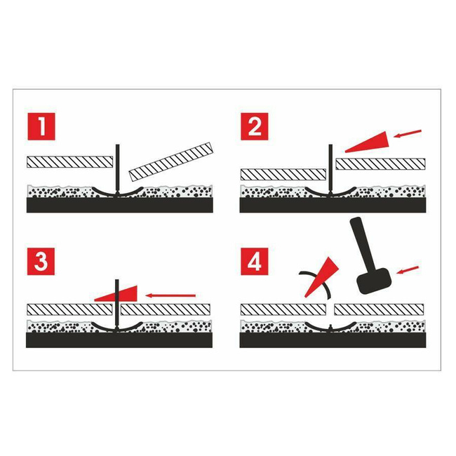 AWTOOLS SYSTEM POZIOMOWANIA PŁYTEK 7mm-15mm / 400szt. (KLIPS 1,0mm)