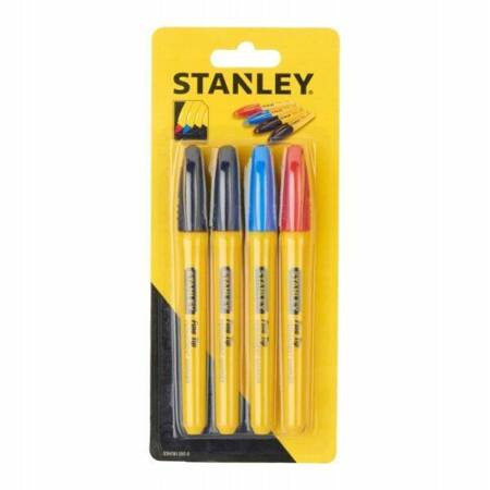 STANLEY MARKER FINE TIP 4szt. MIX