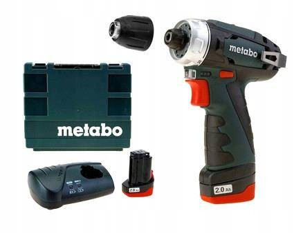 METABO WIERTARKO-WKRĘTARKA 10,8V 34/17Nm 2x2,0Ah WALIZKA  POWERMAXX BS BASIC