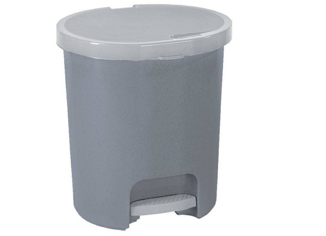 CURVER KOSZ Z PEDAŁEM 25L   /SZARY LUX/ GRANITOWY