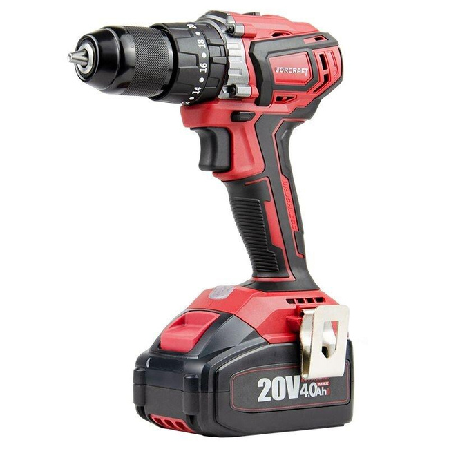 Zestaw akumulatorowego wkrętaka udarowego i szlifierki kątowej w pudełku XCUBE XCUBE001 - WORCRAFT