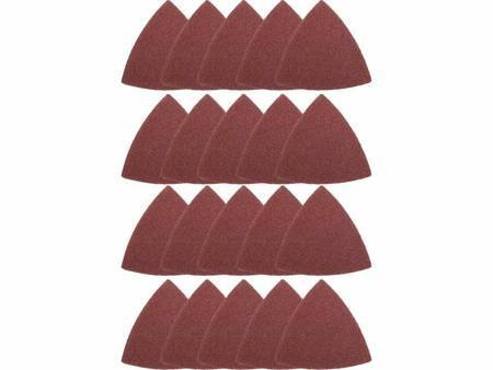 YATO PAPIER ŚCIERNY TRÓJKĄTNY 80mm 20szt.