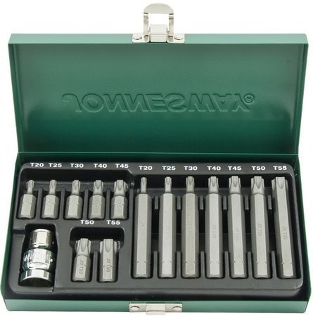 Zestaw bitów TORX T20-T55 15 szt. Jonnnesway S29H4215S