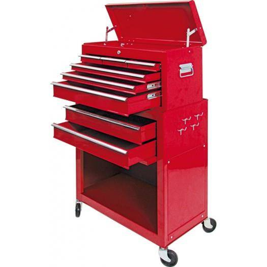 VOREL SZAFKA WARSZTATOWA DWUCZĘŚCIOWA NA KÓŁKACH   81830