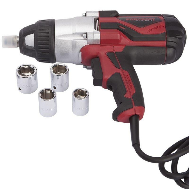 Elektroklucz 1/2" z końcówkami 17, 19, 21, 23 mm IW1000 - WORCRAFT